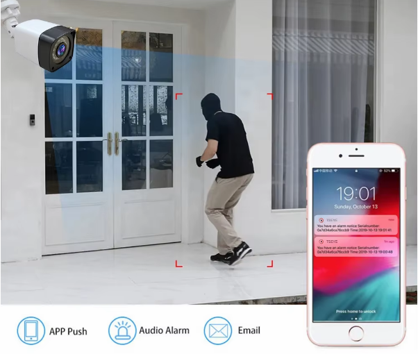 Motion detection push alert